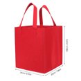 thumbnail image 2 of UPOUART Bolsa Decorativa Roja Para Llevar Vino Y Cerveza Con Dividido Y Material De Fieltro, 2 of 6