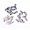 Silver, variant on 10Pcs Mini Spring Backpack Clasps Climbing Carabiners Keychain Camping Hooks