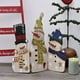 thumbnail image 2 of Decoración de mesa con diseño de muñeco de nieve Attraction Design Madera 32 cm, 2 of 7