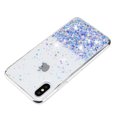 thumbnail image 3 of Designed for iPhone XS / iPhone X Bling Glitter Case Glow in The Dark Funny Shiny Sparkle Noctilucent Fluorescent for Women Girls Protective Case for iPhone XS / iPhone X, Purple, 3 of 6