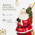 thumbnail image 5 of Spode Christmas Tree Figural Santa Cookie Jar - 12" Dolomite Christmas Cookie Jar with Lid - Holiday Treat Jar, Decorative Candy Jar for Kitchen Counter, Festive Home Decor, Seasonal Gift Idea, 5 of 8