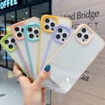 thumbnail image 2 of Funda A Prueba De Golpes Para iPhone 11 12 Pro Max Macaron Color + De Silicona De TPU Transparente, 2 of 4
