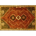 thumbnail image 1 of Ahgly Company Indoor Rectangle Persian Yellow Traditional Area Rugs, 2' x 3', 1 of 4