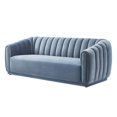 thumbnail image 4 of Posh Living NSA190-02TL-UE Bellarose Sofa with Channel Tufted Arms & Back&#44; Teal Velvet, 4 of 10
