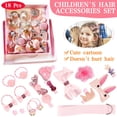 thumbnail image 4 of MesaSe Baby Girl Hair Clips 18pcs Hair Bow Clips Elastic Hair Ties Cute Hair Bands Holders Hair Accessories for Baby Girls Teens Toddlers, Assorted styles, 4 of 8