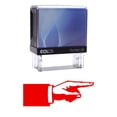 thumbnail image 1 of POINTING FINGER Self Inking Rubber Stamp Custom Colop Office Stationary P20 Mini Stamper, 1 of 1