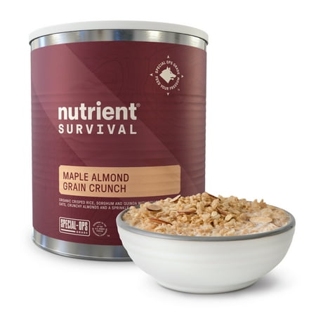 SWC Maple Almond Grain Crunch| Non-Perishable #10 Can with 25 Year Shelf Life Emergency Food