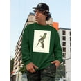 thumbnail image 2 of Solstitial Parrakeet Sweatshirt Men -Sydenham Edwards Designs, Male XX-Large, 2 of 4