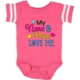 thumbnail image 3 of Inktastic My Nana and Papa Love Me with Hearts Boys or Girls Baby Bodysuit, 3 of 5