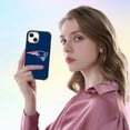 thumbnail image 4 of Apple iPhone 15 (6.1) - NFL Licensed New England Patriots Team Logo on Blue Textured Dual Layer Case, 4 of 5