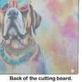 thumbnail image 5 of Mastiff Hippie Dawg Glass Cutting Board Large 12 in x 15 in, 5 of 5