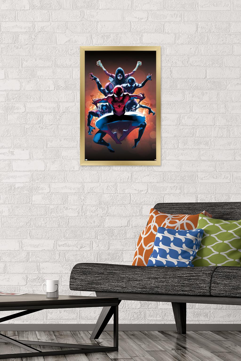 Marvel Comics - Spider-Man - The Amazing Spider-Man #9 Wall Poster, 14.725" x 22.375", Framed