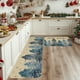 thumbnail image 1 of Juego de 2 tapetes navideños para cocina | Tapetes antideslizantes con decoración navideña | Tapetes de poliéster de 40,6 x 60,9 cm y 40,6 x 122,9 cm para decoración navideña, 1 of 5