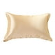 thumbnail image 3 of funda de almohada de para cabello y piel, de almohada 1 paquete de tamaño Queen (19x29 pulgadas)- de almohada Beige Macarena funda de almohada de seda, 3 of 8