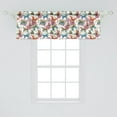 thumbnail image 2 of Ambesonne Butterfly Window Valance, Retro Swallowtail Wings, 54" X 18", Multicolor, 2 of 3