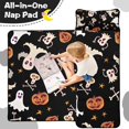 thumbnail image 4 of Playful Halloween Ghosts Pattern Toddler Nap Mats for Kids Preschool,50"x20" Sleeping Mat Bag or Kids,Toddler Sleeping Bag,Toddler Nap Mat or Daycare, 4 of 6