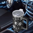 thumbnail image 6 of Bat Silhouette Halloween Pattern Tumbler with Handle and Lid,40oz Double Wall Vacuum Insulated Tumbler,Cups Gift for Women and Men, 6 of 7