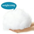 Jupean Polyester Fiber Fill, Stuffing for Small Dolls Part Pillow Comforter DIY, 100g/3.5oz