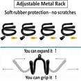 thumbnail image 2 of Pmsanzay 4 Pack Universal Game Controller Organizer - Wall Mount Rack for Nintendo Wii Remote Controller Accessories, 2 of 5