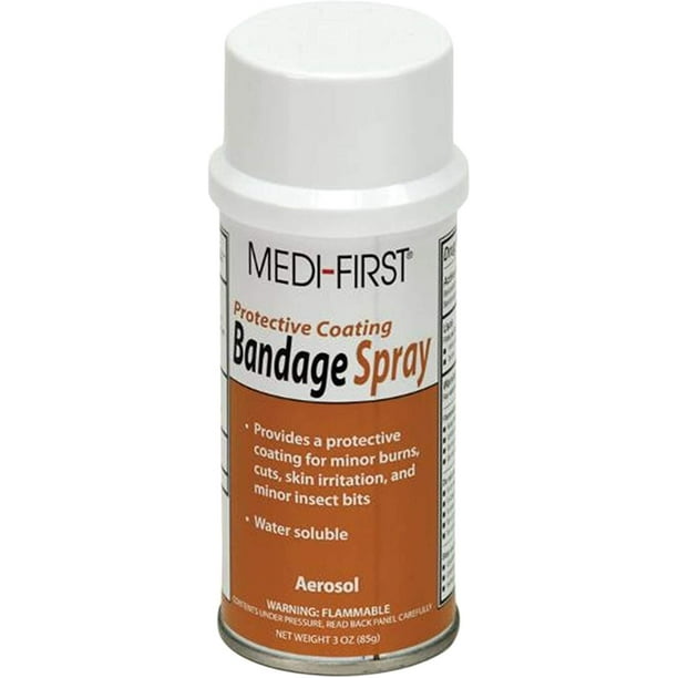 Pack of 12 Liquid Bandage. Skin Adhesive Liquid Spray Can 3 Oz. Liquid