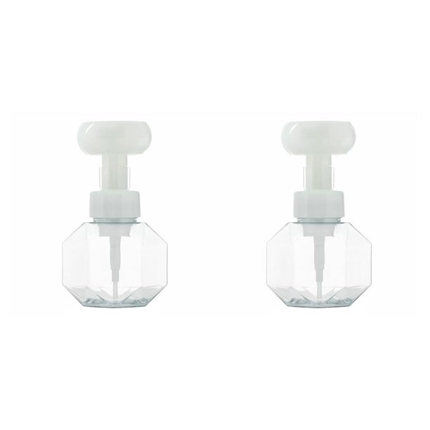 Seitruly Botella de jabón de 300ML, lociones espumosas, botella recargable, cabeza de bomba de flores, jabón, champú, botella cosmética vacía Type1 NO1 Seitruly CBP159568