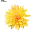 thumbnail image 2 of Zeus 50Pcs Artificial Flower Head Easy to Maintain Clear Texture Eye-catching Photography Props Fake Flower Home Decor, 2 of 7