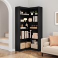 thumbnail image 4 of Corner Bookshelf 71.8'' Farmhouse Corner Bookcase, Tall Bookcase 5 Tier L-Shaped Corner Shelf Large Display Rack, Large Display with Storage Heavy Duty for Bedroom Living Room Home, 4 of 9