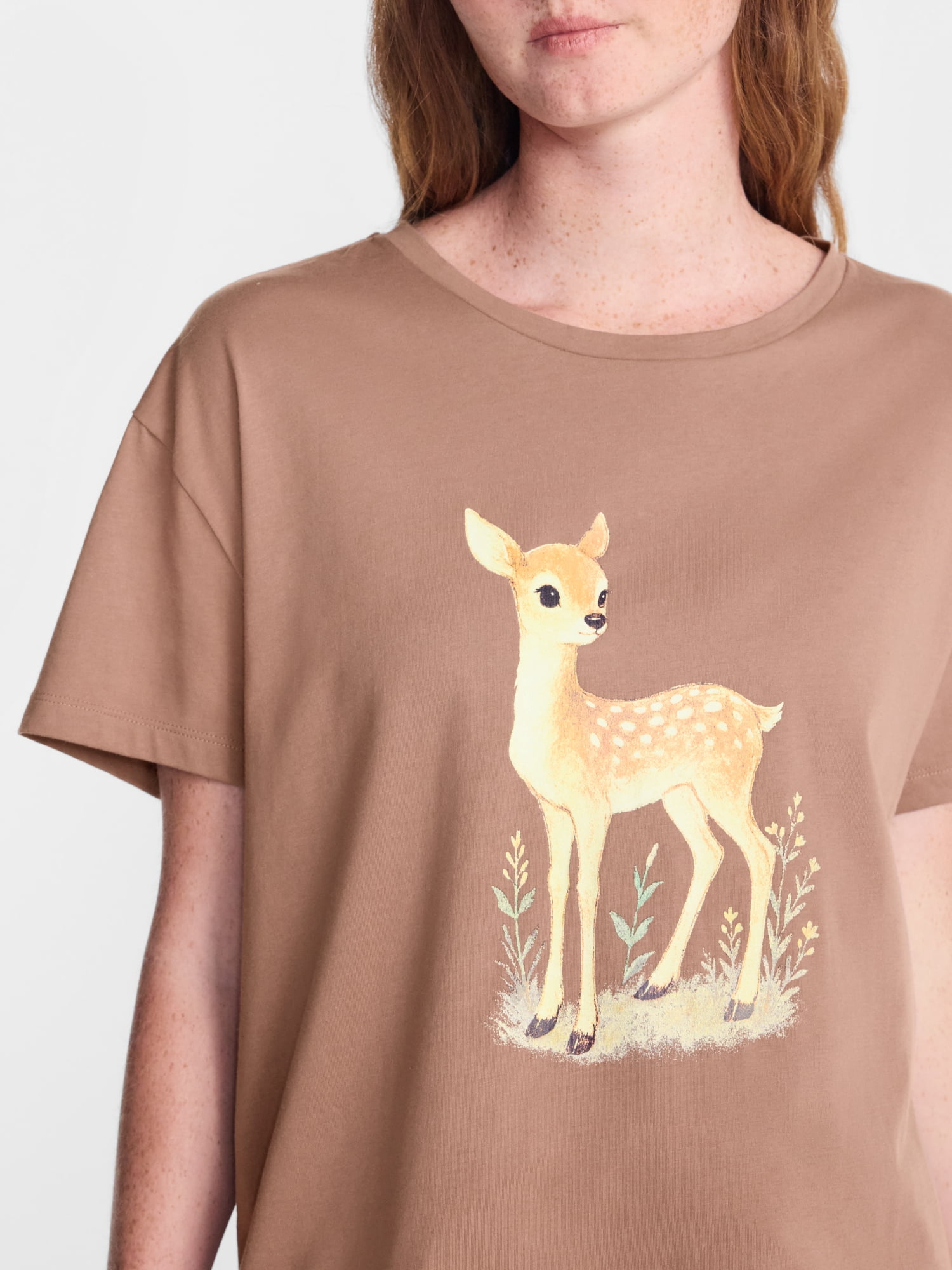 No Boundaries Sleep Oversized Graphic Tee, Women’s and Women's Plus XXS-3X
