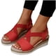 thumbnail image 5 of Amzcrzy Zapatos de mujer,Zapatos de mujer,Zapatillas de mujer, Sandalias informales con tiras y tacón inclinado para mujer Sandalias Mujer Zapatillas De Casa, 5 of 5