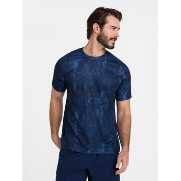 Athletic Works Men's and Big Men's DriWorks Mesh Tee with Short Sleeves, Sizes XS-5XL