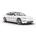 thumbnail image 6 of Rwraps Independence Day Americana Bunting Stunting Matte Vinyl Film Wrap 59in x 27ft Vinyl Vehicle, 6 of 9