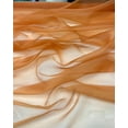 thumbnail image 3 of Sheer Organza Fabric by the Yard for Sewing Fashion Wedding Dress DIY Event Decorations, 60’’ Wide Sparkle Silky Crystal Organza Fabric (Burnt Orange, 50 Yard), 3 of 5