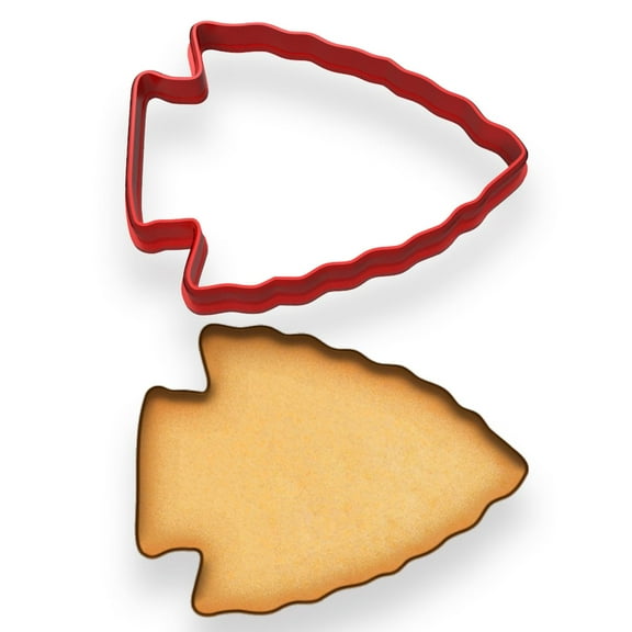 Arrowhead Cookie Cutter - 4x3 Inches, Perfect for Outdoor-Themed and Rustic Baking