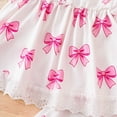thumbnail image 6 of TOWED22 Baby Toddler Sweet 2pcs Outfits Tank Tee Sleeveless and Shorts Adorable Summer Clothing Sets Lovely(Pink,12-18 M), 6 of 7