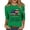Green, variant on Women's 250th America Anniversary Casual Printed Crew Neck T-Shirt USA Flag Tee 250 Years of Freedom Shirt