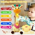 thumbnail image 4 of Dancing Talking Giraffe Toy for Baby Toddler, Boys Girls Gifts Singing Mimicking Recording Repeating What You Say Baby Toys with English Songs, 4 of 9