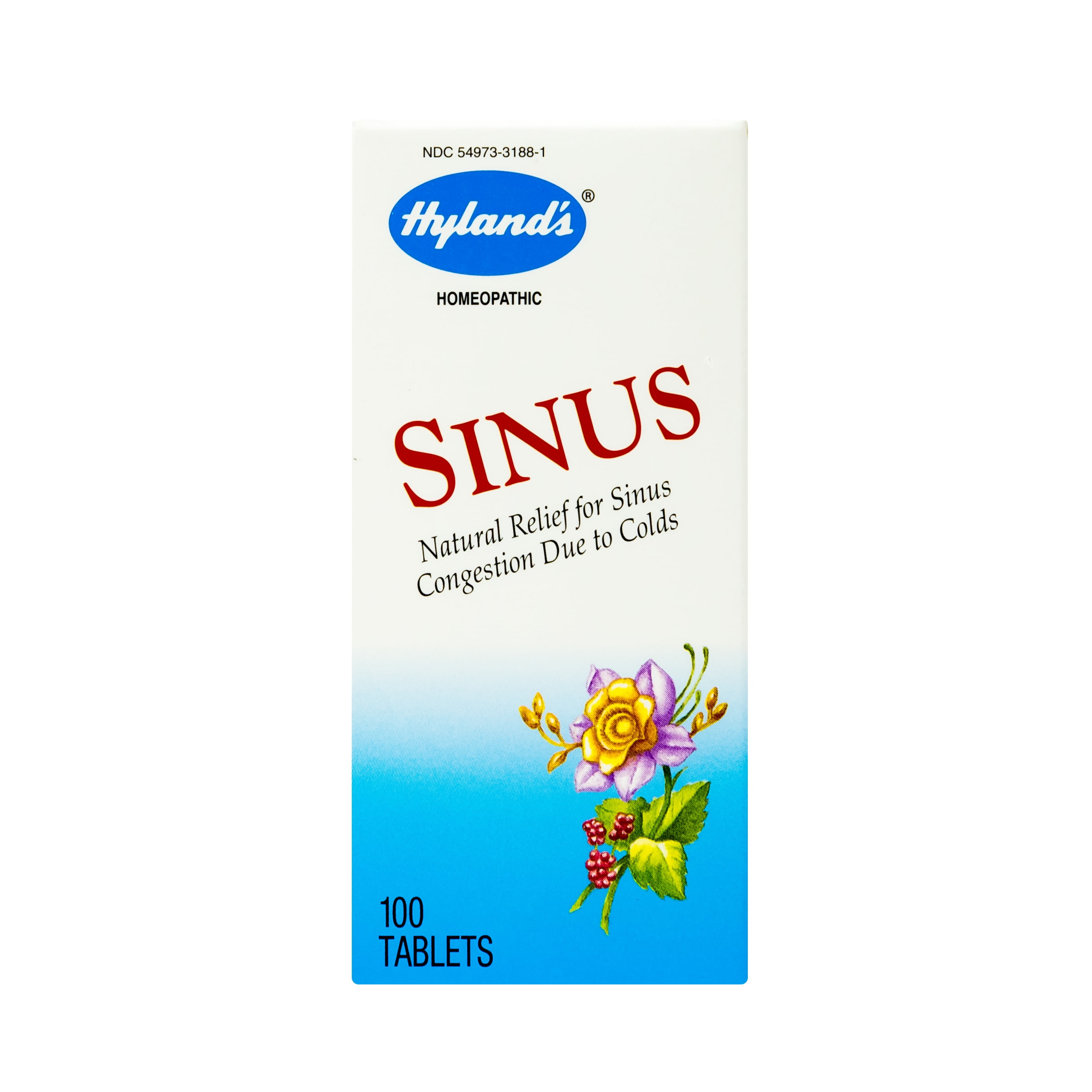 Hyland's Sinus Tablets, Natural Relief of Sinus Congestion Due to Cold