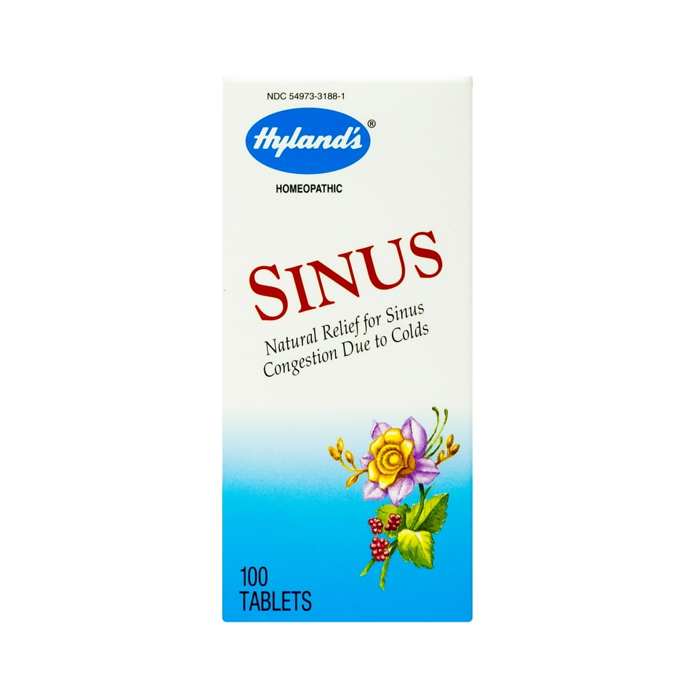 Hyland's Sinus Tablets, Natural Relief of Sinus Congestion Due to Cold