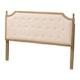 thumbnail image 3 of Baxton Studio Lourdes French Provincial Headboard, Queen, Soft Beige, 3 of 8