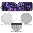 thumbnail image 6 of Yuyamidu Purple Branch Windshield Sun Shade Compatible with Jeep JK JKU JL JLU 1997-2023 Camo Hunting Windshield Sun Visor Blocks UV Rays, 6 of 7