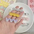 thumbnail image 2 of Sanrio Sanlian Merleti Pink Hairpin Cute Girl Heart Bangs Clip Side Clip Sweet Hairpin Clip Headwear, 2 of 5