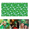thumbnail image 2 of St Patricks Day Tablecloth 54'' x 108'' Inch Table Covers Lucky Green Shamrock Plastic Table Cloth Waterproof Table Cloth for Irish St. Patrick's Day Party Decoration, 2 of 6