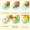thumbnail image 3 of Máquina para hacer bolas de masa 3 en 1, prensadora de masa de masa prensadora de masa de masa, herramienta para hacer moldes de empanada para hacer manualidades en casa (naranja), 3 of 5