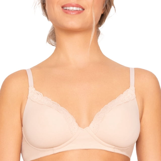 Brasier Fruit Of The Loom para Dama, sin Varilla Liso Nude Talla 38B