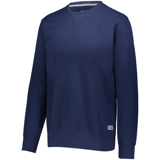 Russell Athletic Chandail en Molleton en Molleton Riche en Coton, TG, Marine