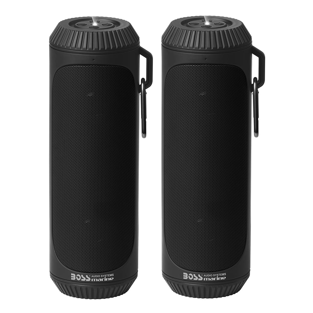 BOSS Audio Systems BOLTBLK Bluetooth Speakers, 1.5 Speakers Built-in Flashlight