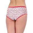 thumbnail image 4 of Holiday Time Women's Christmas Jersey Hipster, Underwear 7 Pack, S-XXL, 4 of 11