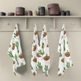 thumbnail image 4 of Coolnut Kitchen Dish Towels, Mexican Sombrero Cactus Kitchen Towels Set of 4 Super Soft Absorbent Dish Towels Set Microfiber Polyester Kitchen Dish Cloths Decorative Tea Towels, 28x18 Inch, 4 of 7