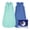 Green&blue, variant on 2 Pack-1.0 Tog All-season-use Baby Sleep Sack 6-12 Months 100% Cotton Soft Breathable Sleeping Bag 2-Way Zipper Wearable Blanket Toddler Sleep Sack