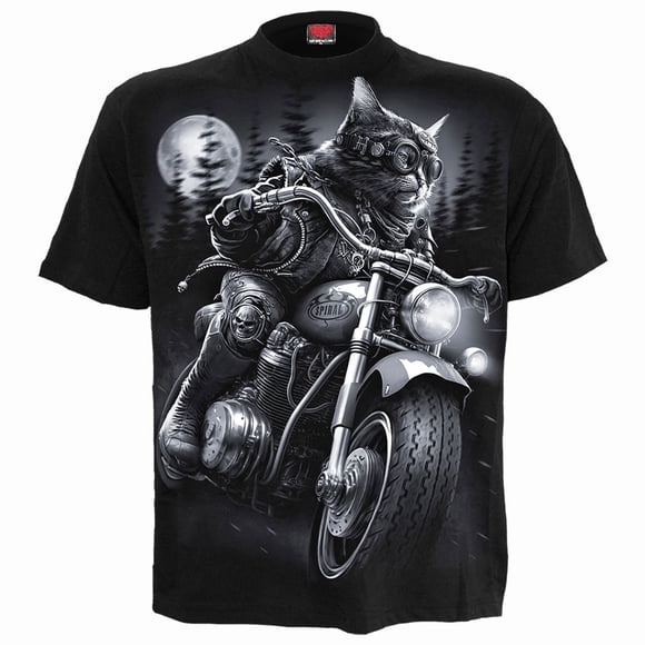 Spiral Direct T-Shirt à Imprimé au Dos pour Adulte Nine Lives